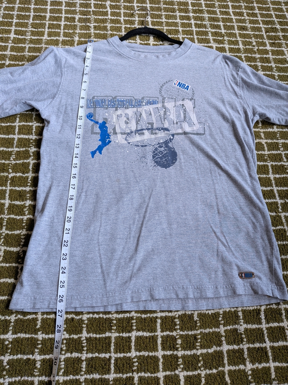 Vintage NBA Gray Graphic Men's T-Shirt